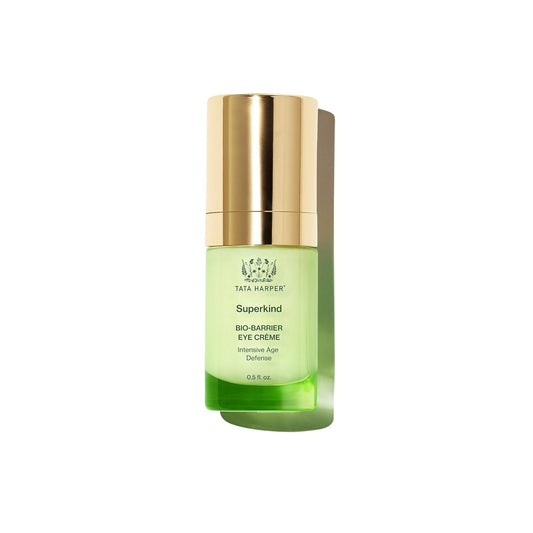 Tata Harper Superkind Bio-Barrier Eye Crème, Anti-Aging Eye Cream for Sensitive Skin, Hypoallergenic Skincare, Fragrance Free Skincare, Natural Skincare, Dermatologist Tested, Vegan, 15ml