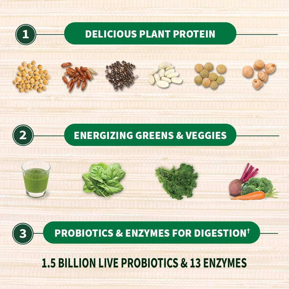 Garden of Life Raw Organic Protein & Greens Powder, Chocolate, 20 Servings