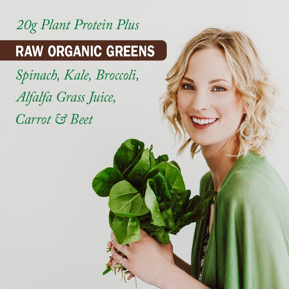 Garden of Life Raw Organic Protein & Greens Powder, Chocolate, 20 Servings