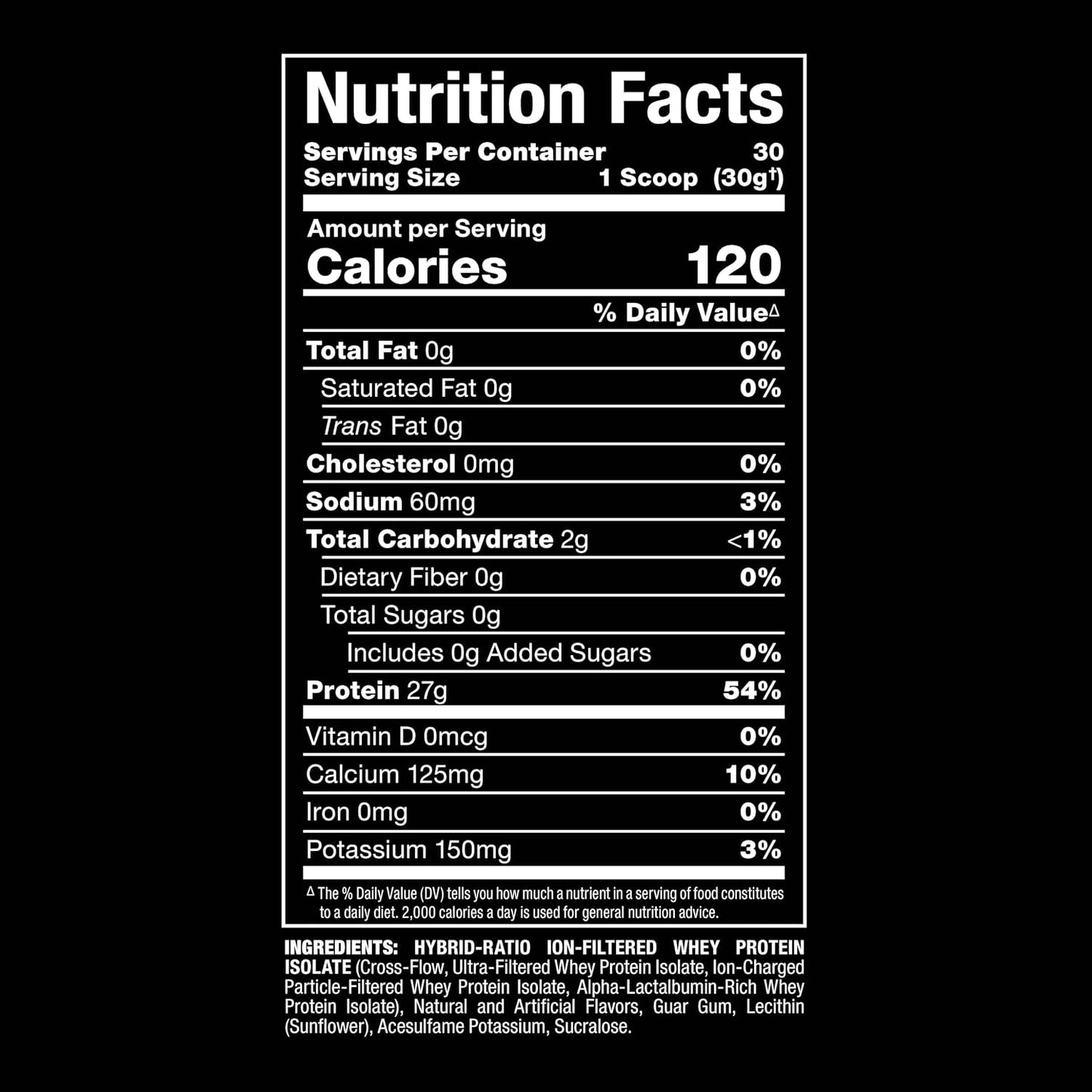 ALLMAX ISOFLEX Whey Protein Isolate, Vanilla, 2 lb