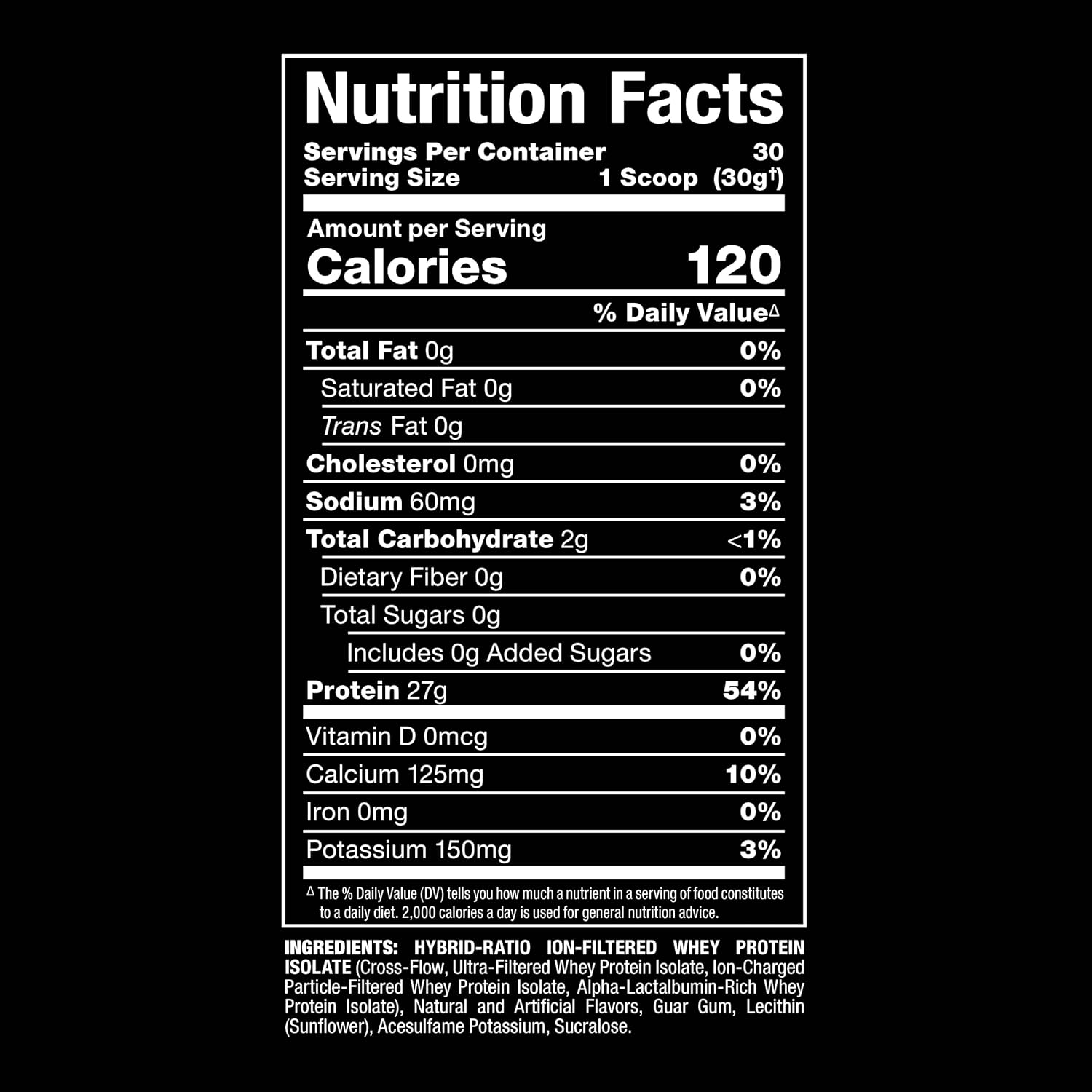 ALLMAX ISOFLEX Whey Protein Isolate, Vanilla, 2 lb